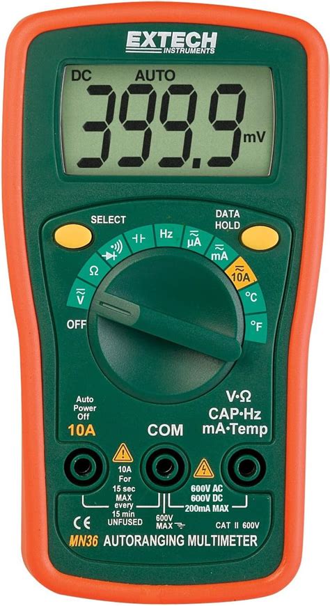 Top Rated Extech MN36 Digital Mini MultiMeter