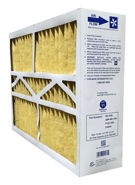 Filters Fast Compatible Replacement for Payne P102-1620 MERV 11 Air Filter 2-Pack-16x22x5 (Actual Size: 15-3/8" x 21-7/8" x 5-1/4")