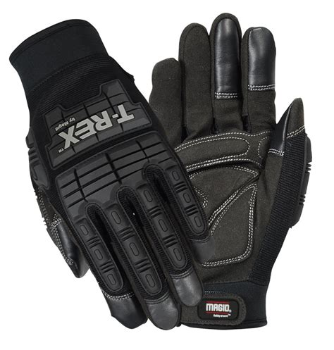 Magid Glove & Safety M0014B7 A.R.C. Natural Rubber Latex Electrical Insulating Gloves with Straight Cuff, Class 00, Size 7, 14" Length, Black (1 Pair)