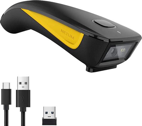 NETUM Bluetooth Barcode Scanner, Compatible with 2.4G Wireless & Bluetooth Function & Wired Connection, Connect Smart Phone, Tablet, PC, CCD Bar Code Reader Work with Windows, Mac,Android, iOS