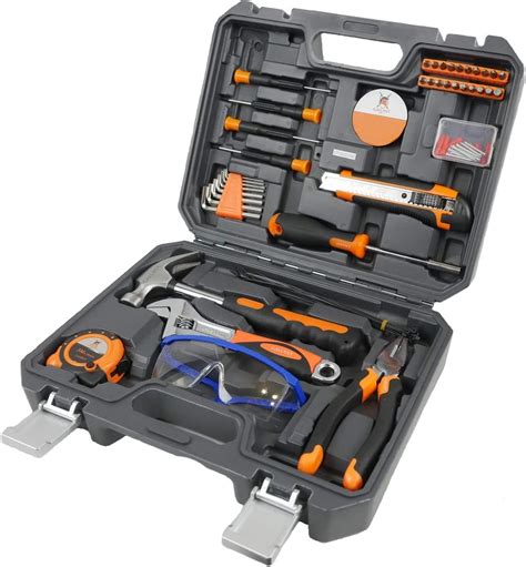 Tool Set with Tool Case – Tools For Men and Women to Get Every Job Done – Home Tool Kit For DIY and Quick Repairs – Tool Organizer Keeps Everything In Place