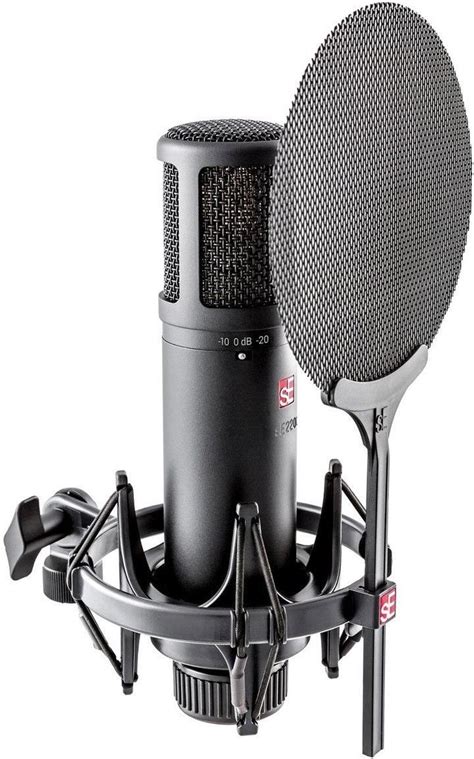 60% Off Discount sE Electronics - 2200 Large Diaphragm Cardioid Condenser Mic with Shockmount and Filter
